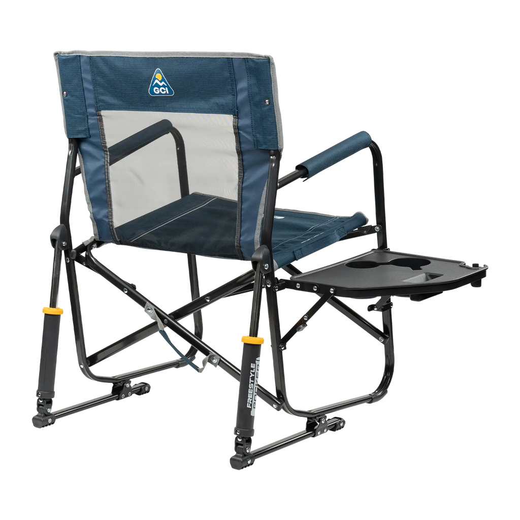 Heavy-Duty Freestyle Freestyle Rocker with Side Table - Choice 853 - Freestyle Rocker Portable Outdoor Folding Chair Detail