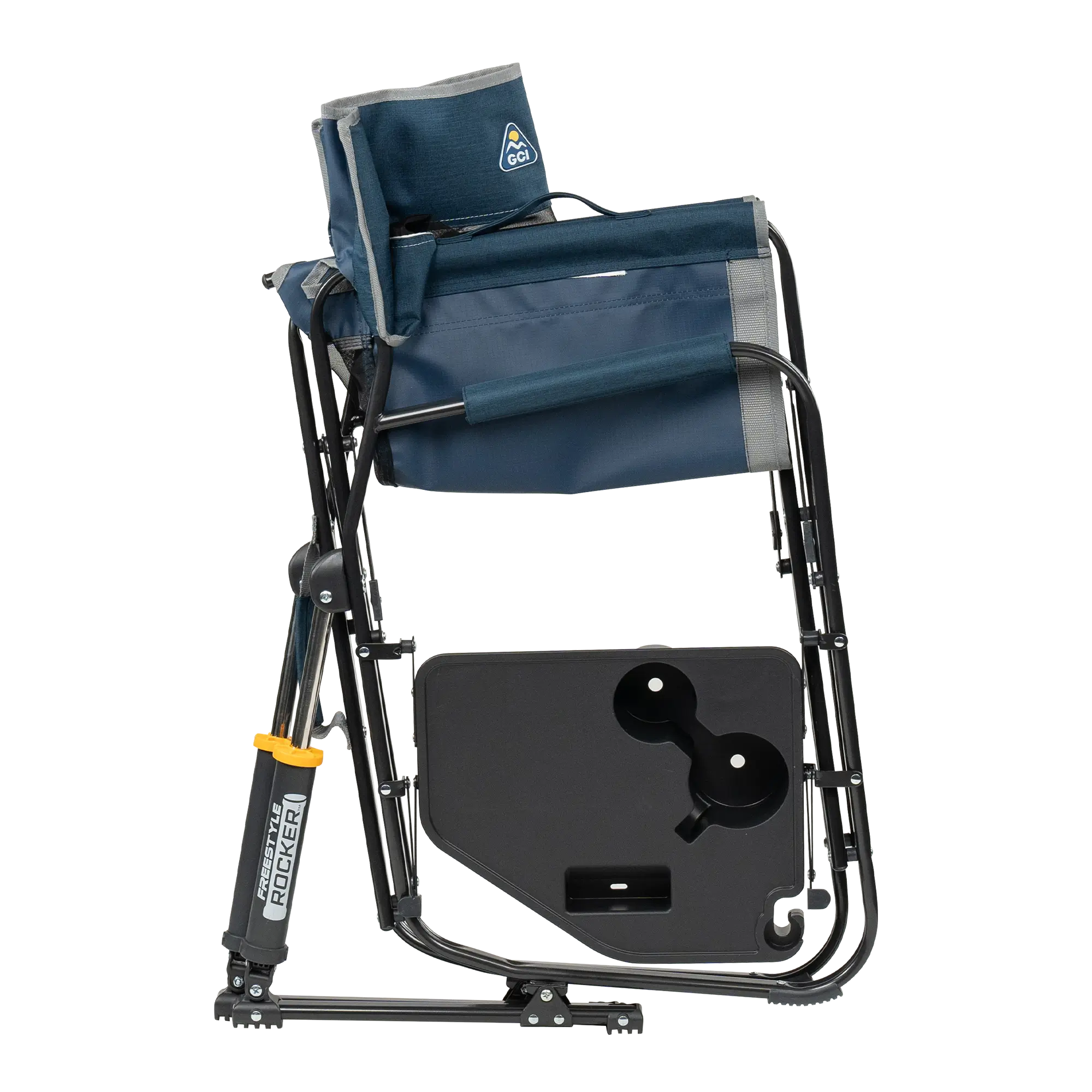 Heavy-Duty Freestyle Freestyle Rocker with Side Table - Choice 853 - Freestyle Rocker Portable Outdoor Folding Chair Detail