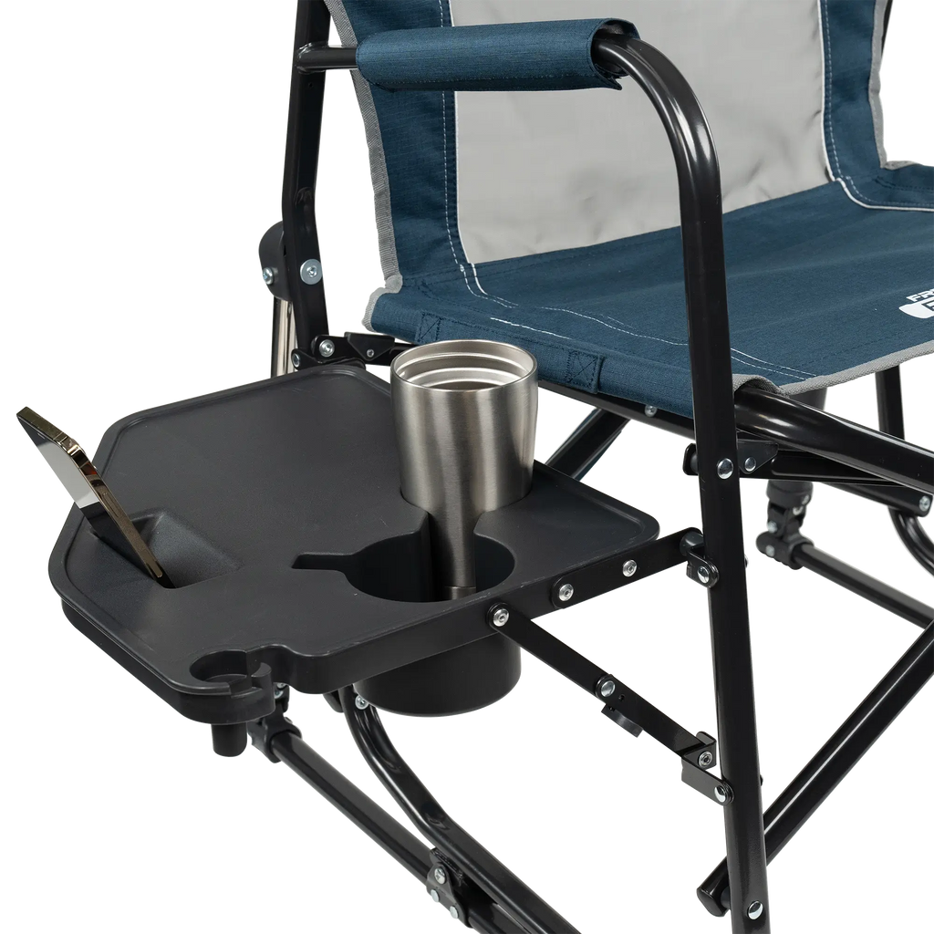 Heavy-Duty Freestyle Freestyle Rocker with Side Table - Choice 853 - Freestyle Rocker Portable Outdoor Folding Chair Detail
