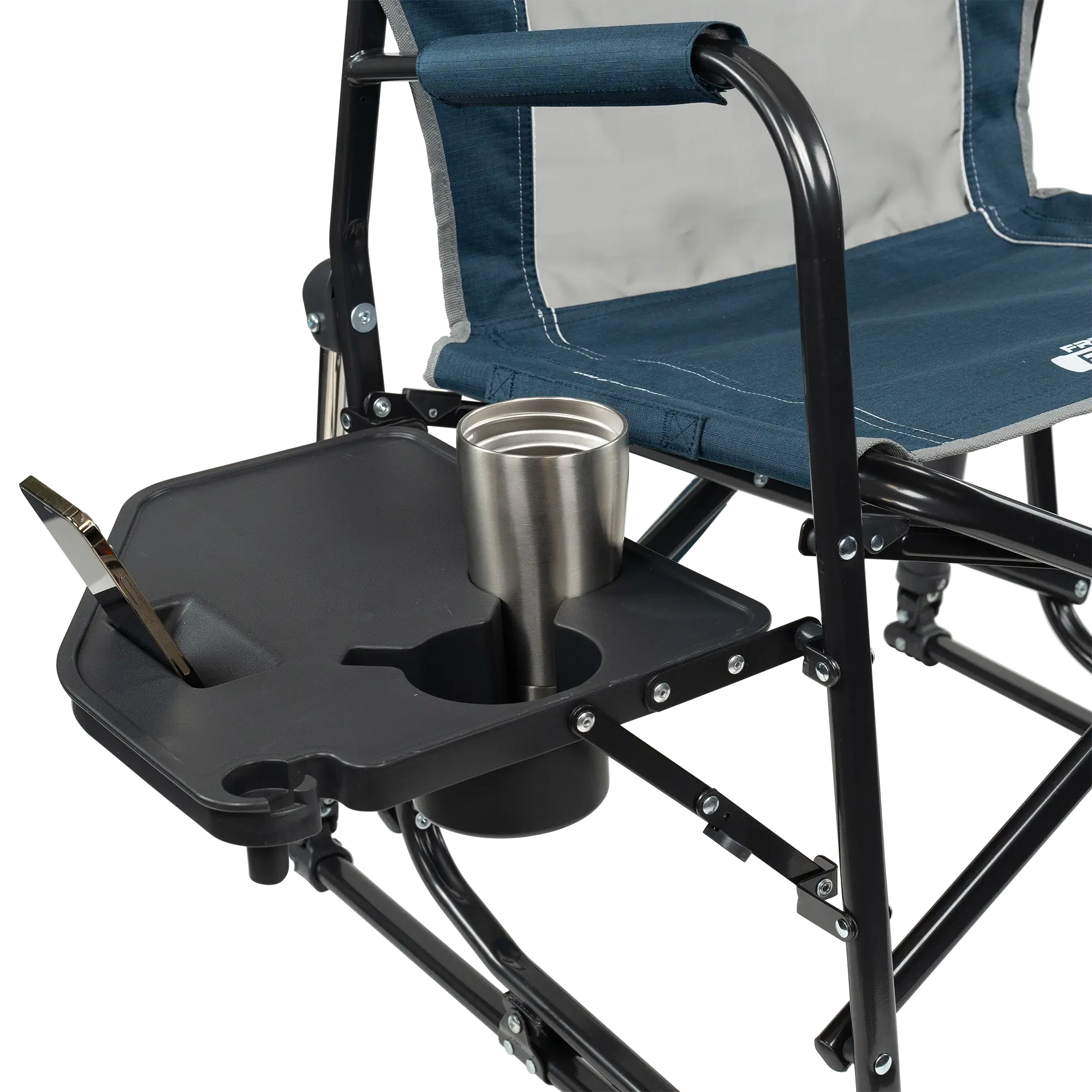 Heavy-Duty Freestyle Freestyle Rocker with Side Table - Choice 853 - Freestyle Rocker Portable Outdoor Folding Chair Detail
