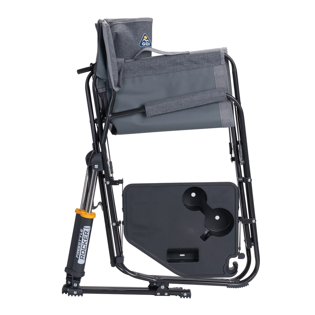 Heavy-Duty Freestyle Freestyle Rocker with Side Table - Choice 853 - Freestyle Rocker Portable Outdoor Folding Chair Detail