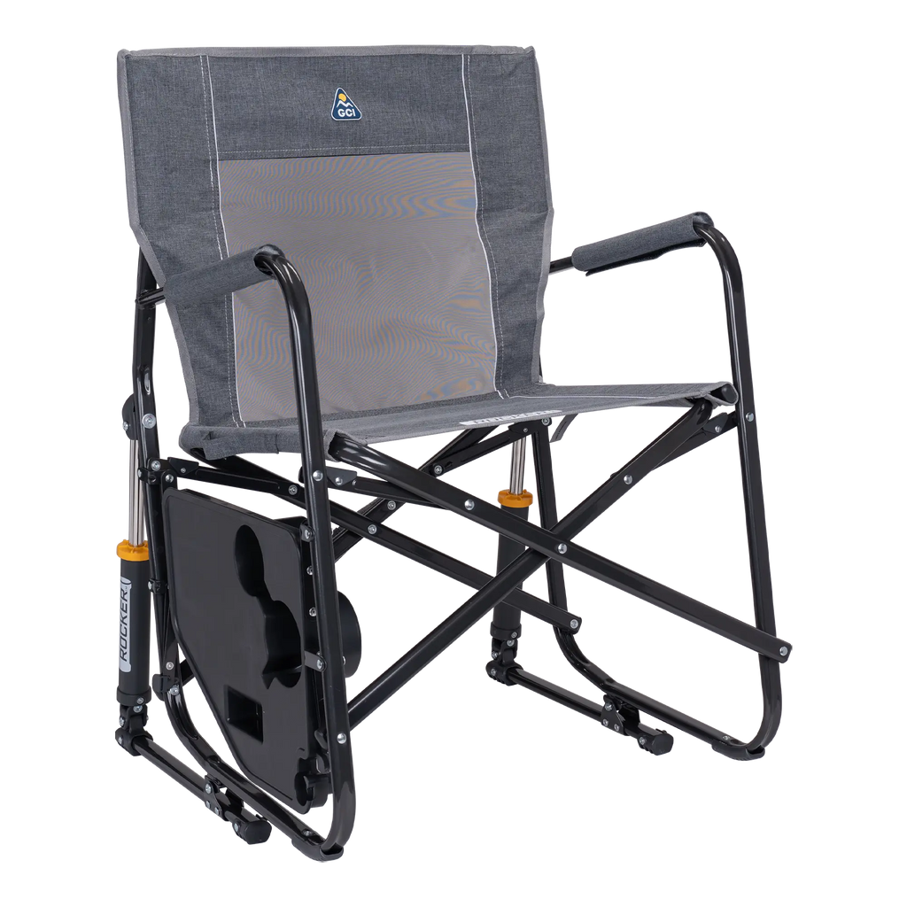 Heavy-Duty Freestyle Freestyle Rocker with Side Table - Choice 853 - Freestyle Rocker Portable Outdoor Folding Chair Detail