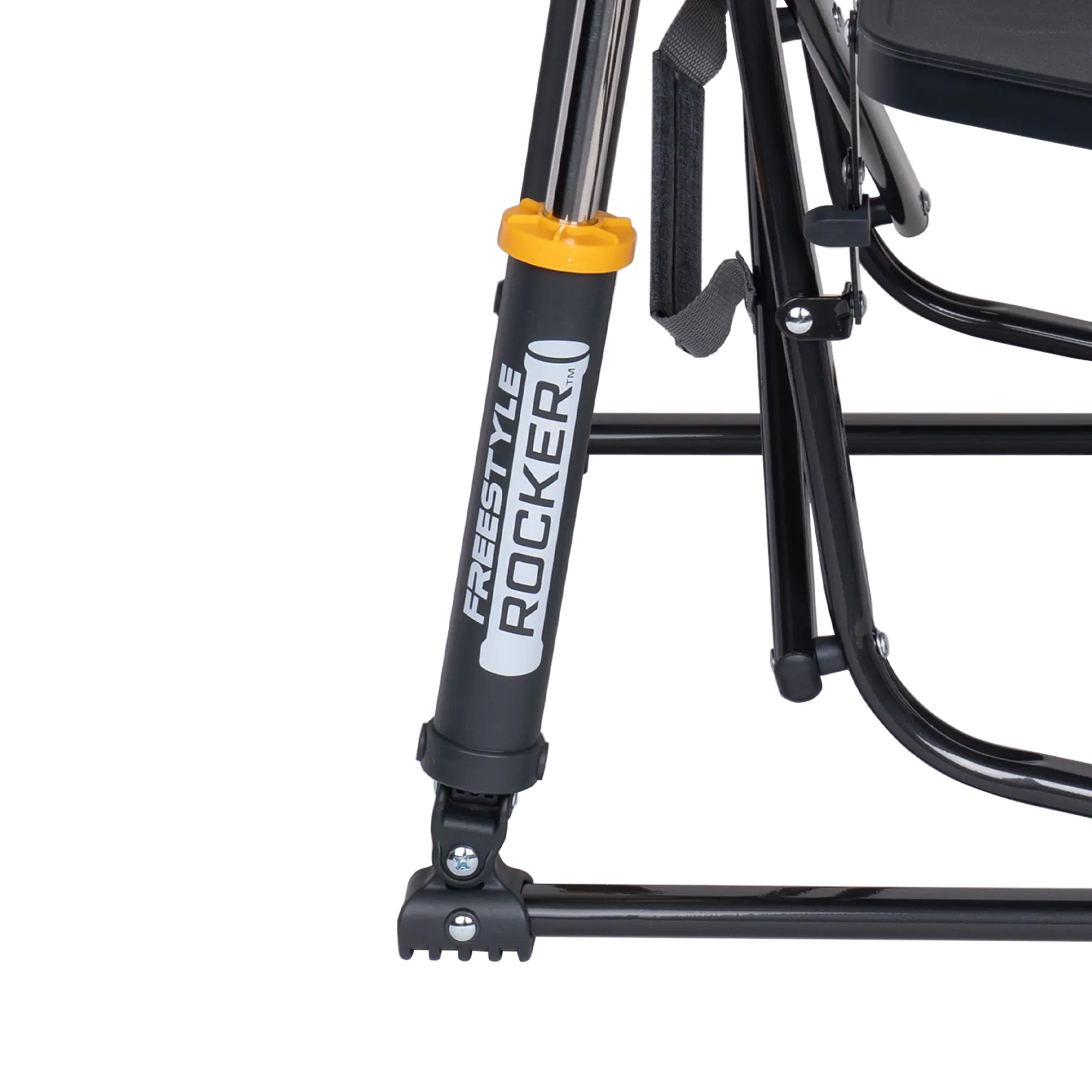 Heavy-Duty Freestyle Freestyle Rocker with Side Table - Choice 853 - Freestyle Rocker Portable Outdoor Folding Chair Detail