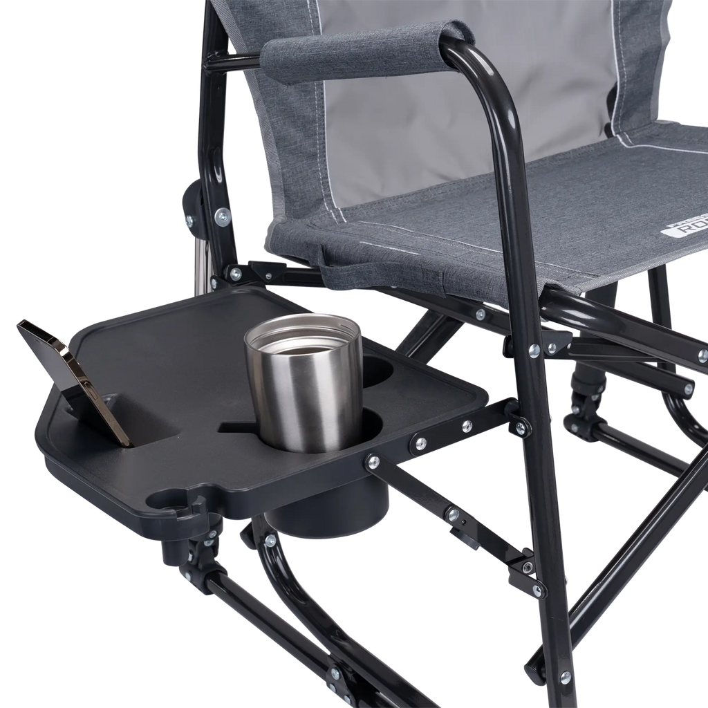 Heavy-Duty Freestyle Freestyle Rocker with Side Table - Choice 853 - Freestyle Rocker Portable Outdoor Folding Chair Detail