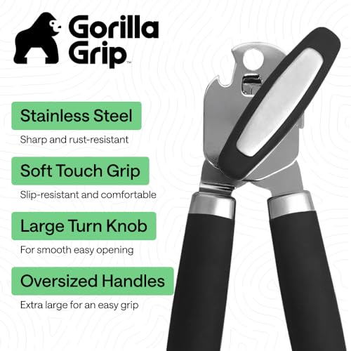Minimalist GORILLA GRIP Heavy Duty Stainless Steel Smooth Edge Manual
