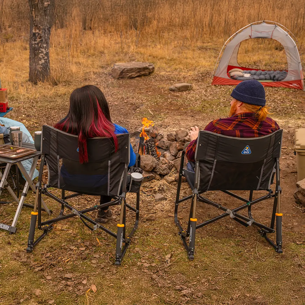 Heavy-Duty Freestyle Freestyle Rocker XL - Choice 552 - Freestyle Rocker Portable Outdoor Folding Chair Detail