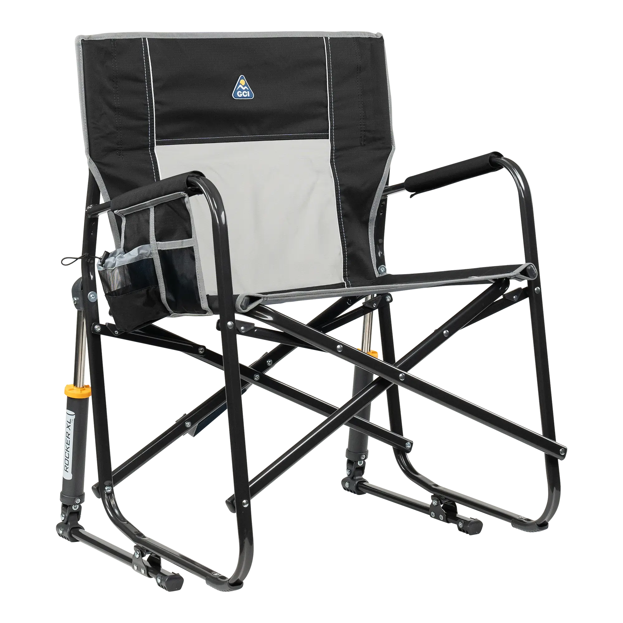 Heavy-Duty Freestyle Freestyle Rocker XL - Choice 552 - Freestyle Rocker Portable Outdoor Folding Chair - Black
