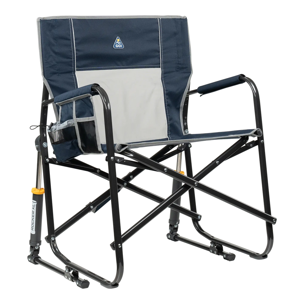 Heavy-Duty Freestyle Freestyle Rocker XL - Choice 552 - Freestyle Rocker Portable Outdoor Folding Chair - Indigo