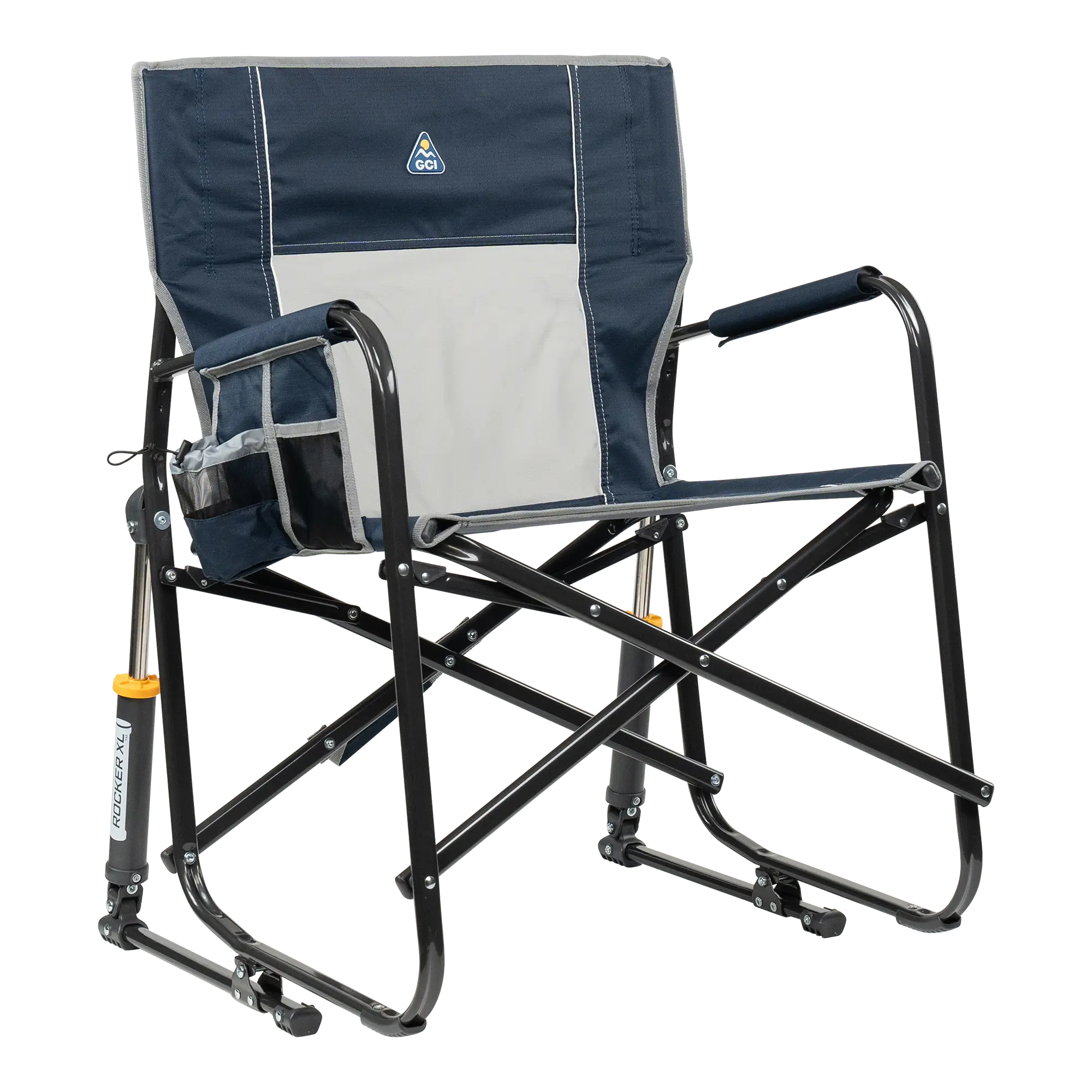 Heavy-Duty Freestyle Freestyle Rocker XL - Choice 552 - Freestyle Rocker Portable Outdoor Folding Chair - Indigo