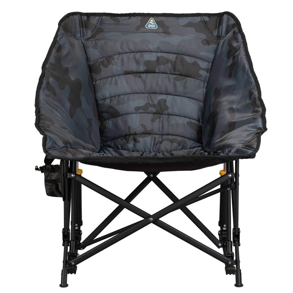 Heavy-Duty Freestyle Puff Rocker - Choice 731 - Patented Spring-Action Rocking Chair for Camping Detail
