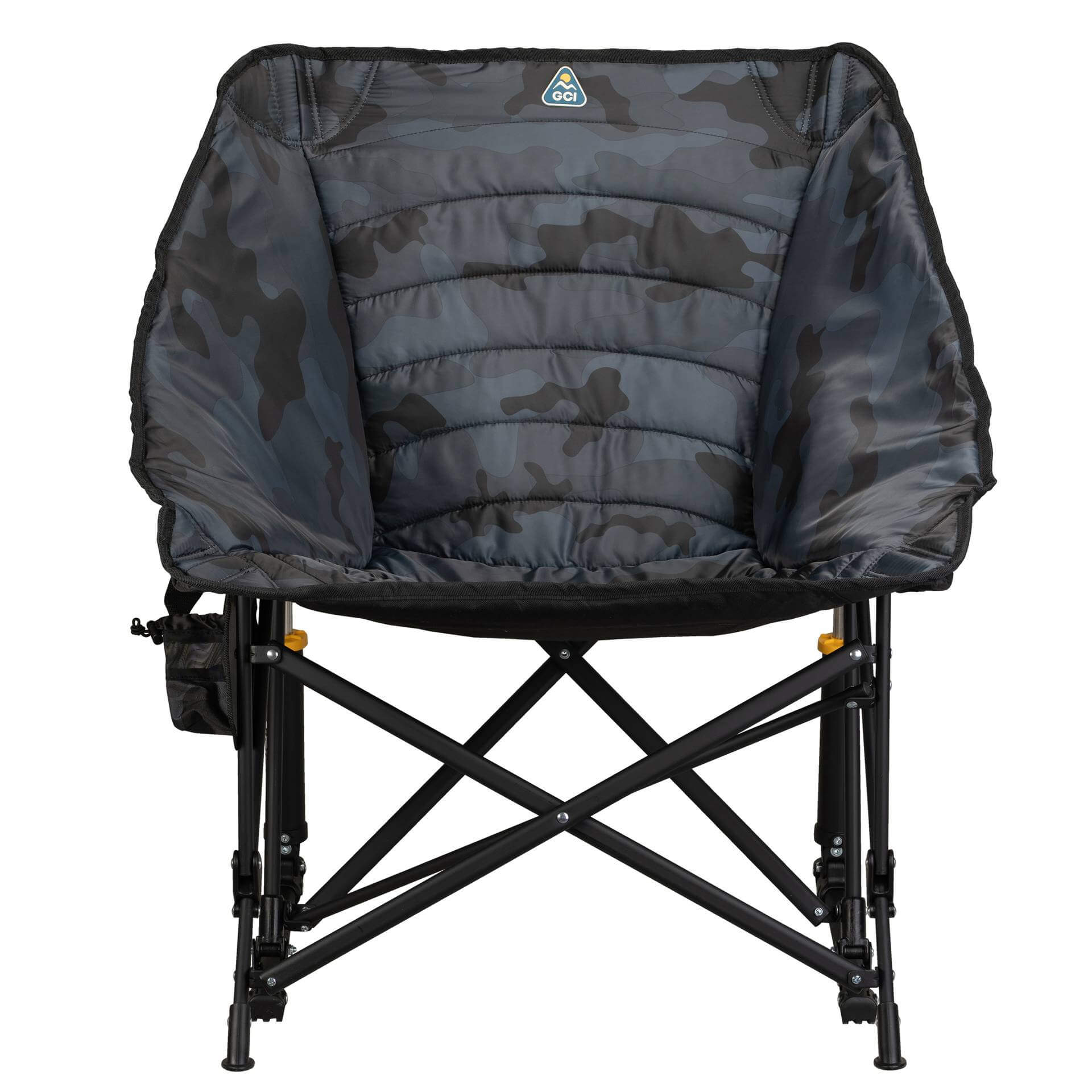 Heavy-Duty Freestyle Puff Rocker - Choice 731 - Patented Spring-Action Rocking Chair for Camping Detail