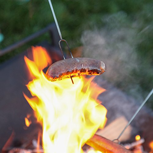 Modern MalloMe Smores Sticks for Fire Pit Long - Marshmallow Essentials