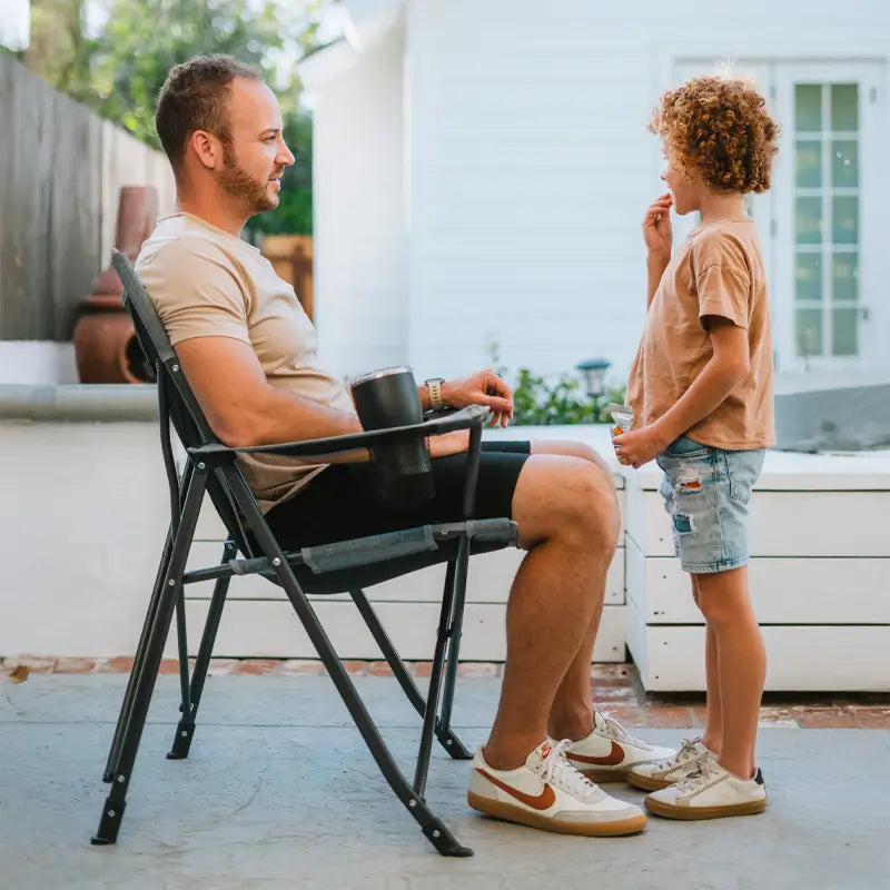Lightweight Messenger Comfort Quad Chair - Choice 989 - Ultra-Lightweight Telescoping PackSeat Travel Stool Detail