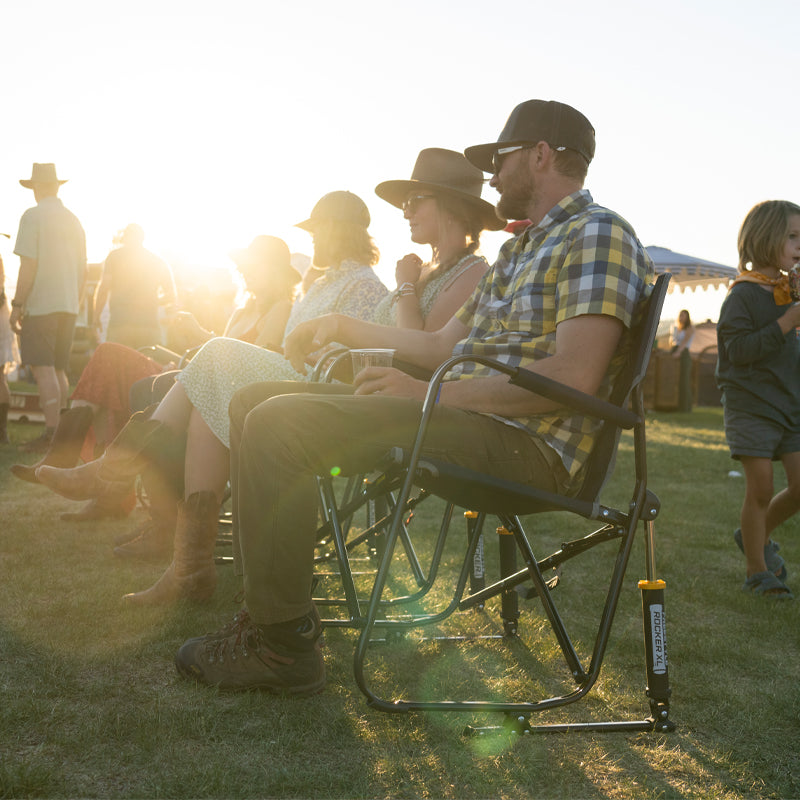 Heavy-Duty Freestyle Freestyle Rocker XL - Choice 552 - Freestyle Rocker Portable Outdoor Folding Chair Detail