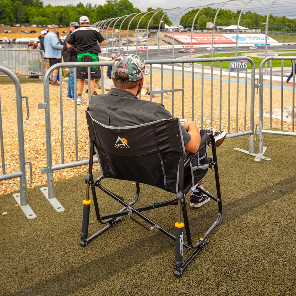 Heavy-Duty Freestyle Freestyle Rocker XL - Choice 552 - Freestyle Rocker Portable Outdoor Folding Chair Detail