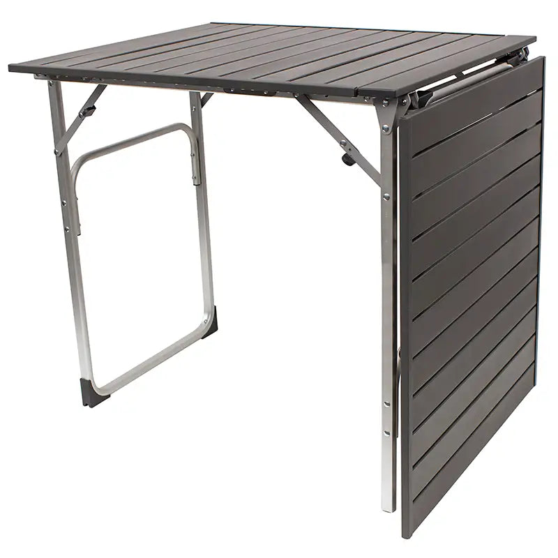 Heat-Resistant Slim-Fold Table - Choice 196 - Portable Camping Table with Heat-Resistant Countertop Detail