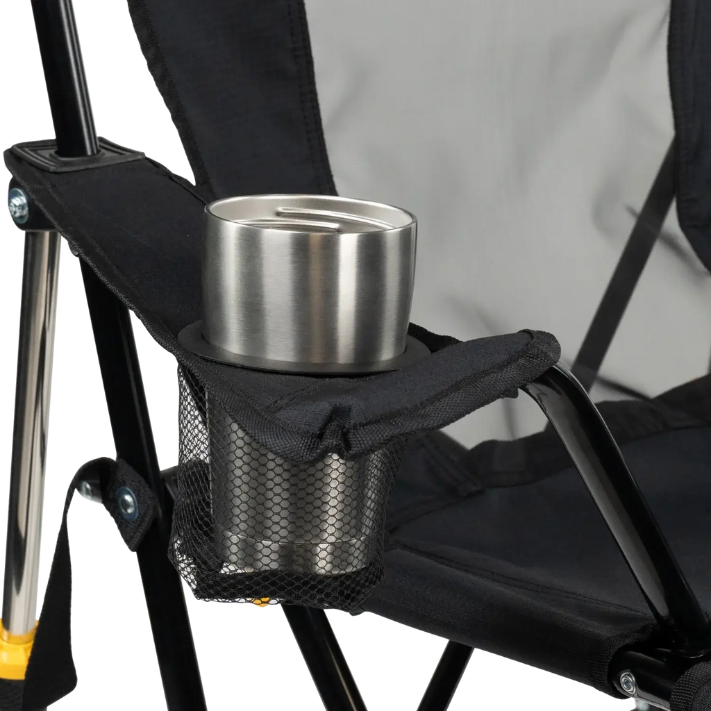 Heavy-Duty Freestyle College Comfort Pro Rocker - USC Trojans - Choice 856 - Heavy-Duty Kickback Rocker with Beverage Holder Detail