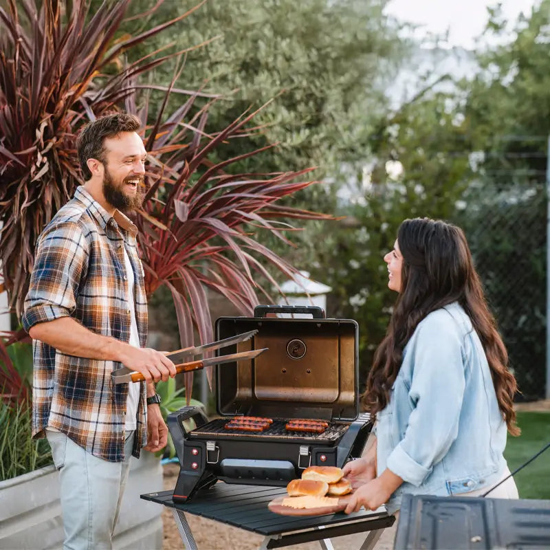 Heat-Resistant Compact Camp Table 25 - Choice 214 - Portable Camping Table with Heat-Resistant Countertop Detail